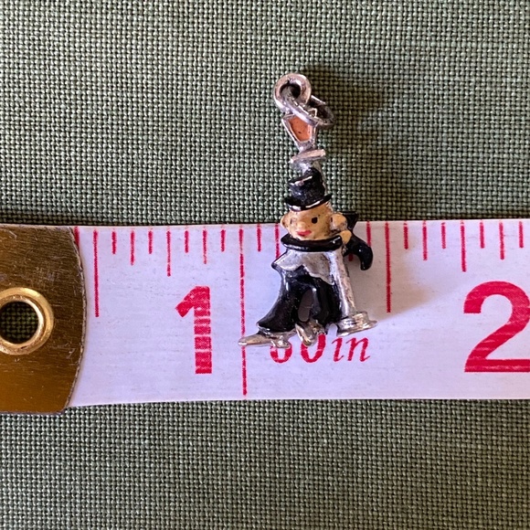 VTG I Sterling Enameled Lush On Lamppost Charm - Picture 5 of 16